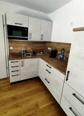 Küche/Küchenzeile in der Unterkunft Imperial Sisi Residence-Concept Style Apartment