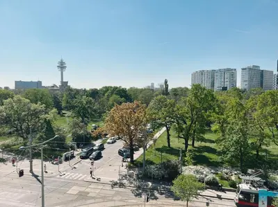 Ein allgemeiner Blick auf Wien oder ein Stadtblick von der Ferienwohnung aus