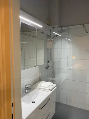 Ein Badezimmer in der Unterkunft Boutique Hotel Nossek