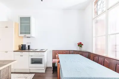 Küche/Küchenzeile in der Unterkunft Charming spacious apartment