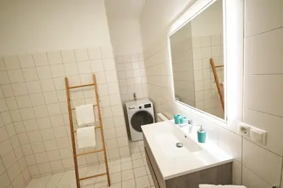 Ein Badezimmer in der Unterkunft Trendy Apartment 2 Zimmer zentral gelegen