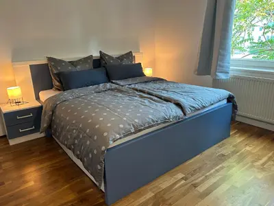 Ein Bett oder Betten in einem Zimmer der Unterkunft Apartment Wien West