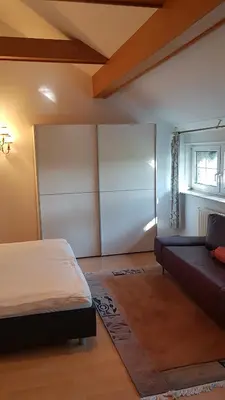 Ein Bett oder Betten in einem Zimmer der Unterkunft Haus Roland