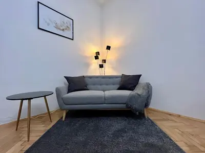 Ein Sitzbereich in der Unterkunft little cozy residence - enjoy autumn in Vienna