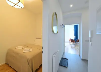 Ein Bett oder Betten in einem Zimmer der Unterkunft The 77 FRIEDA