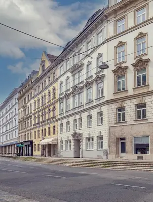 Das Gebäude in dem sich die Ferienwohnung befindet
