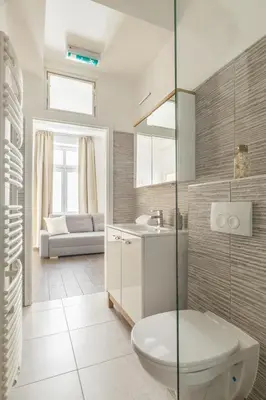 Ein Badezimmer in der Unterkunft Cozy Heaven in the lovely 2nd district of Vienna