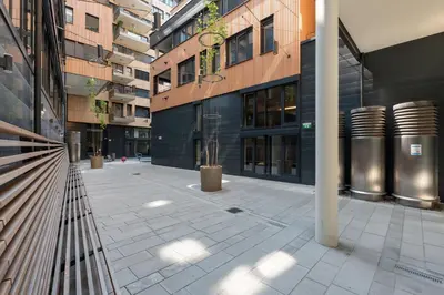 Das Gebäude in dem sich die Ferienwohnung befindet