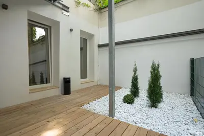 Grundriss der Unterkunft 1BR apartment with a Queen-size bed and Terrace - Contactless 24h Check-In