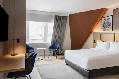 Ein Bett oder Betten in einem Zimmer der Unterkunft Residence Inn by Marriott Vienna City East
