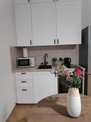 Küche/Küchenzeile in der Unterkunft Humboldt Feel Good Apartments