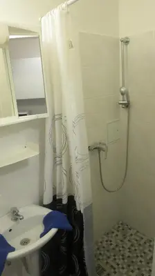 Ein Badezimmer in der Unterkunft Apartments Messe-Prater