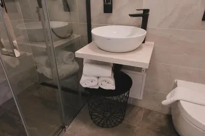 Ein Badezimmer in der Unterkunft Pannolio Beach Boutique Apartment