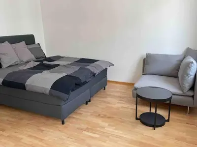 Ein Bett oder Betten in einem Zimmer der Unterkunft Apartment next to Mariahilferstraße