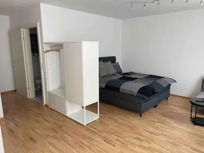 Ein Bett oder Betten in einem Zimmer der Unterkunft Apartment next to Mariahilferstraße