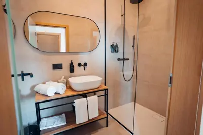Ein Badezimmer in der Unterkunft Pur-INN das Gästehaus