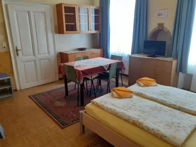 Küche/Küchenzeile in der Unterkunft HappyHostel