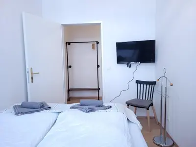 Ein Bett oder Betten in einem Zimmer der Unterkunft 3 Bedrooms - 72sqm - 15 min. City Center