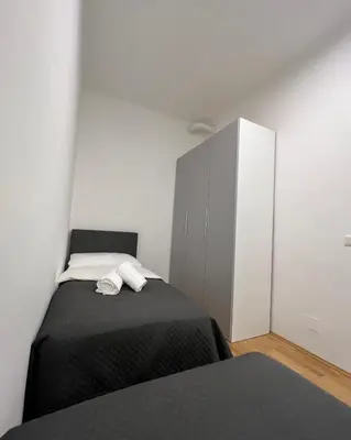 Ein Bett oder Betten in einem Zimmer der Unterkunft Modernes Juwel in zentraler Lage