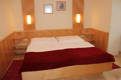 Ein Bett oder Betten in einem Zimmer der Unterkunft Haus Renée