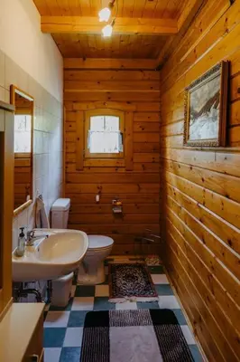 Ein Badezimmer in der Unterkunft Ferienhaus Entner