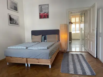 Ein Bett oder Betten in einem Zimmer der Unterkunft Best of Vienna Apartments Kienmayergasse