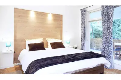 Ein Bett oder Betten in einem Zimmer der Unterkunft White Villa