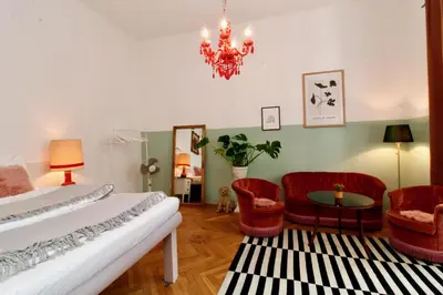 Ein Bett oder Betten in einem Zimmer der Unterkunft Romantic Urban Living