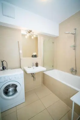 Ein Badezimmer in der Unterkunft Room4Art Apartments Nr.6 in Center air-conditioned