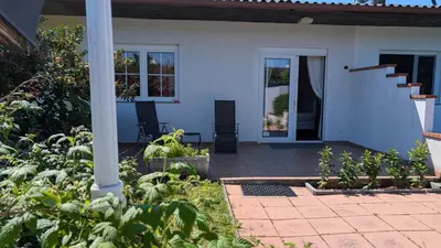 Ein Garten an der Unterkunft Ferienappartement in St. Margarethen