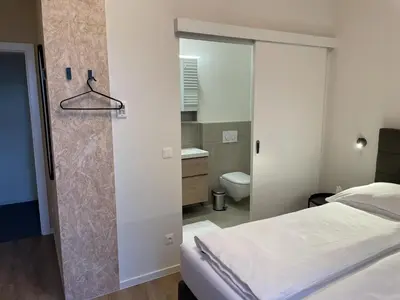 Ein Badezimmer in der Unterkunft Haus Karlich