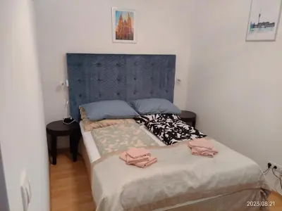 Ein Bett oder Betten in einem Zimmer der Unterkunft Vienna as it's best - Apartment 