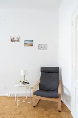 Ein Sitzbereich in der Unterkunft Vienna Central Panorama