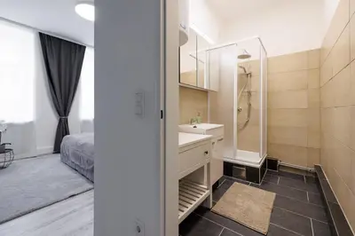 Ein Badezimmer in der Unterkunft #16 Relax Apartment Prater/Messe