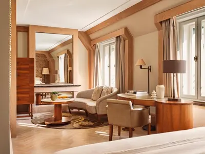 Ein Bett oder Betten in einem Zimmer der Unterkunft Park Hyatt Vienna