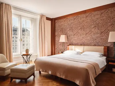 Ein Bett oder Betten in einem Zimmer der Unterkunft Park Hyatt Vienna
