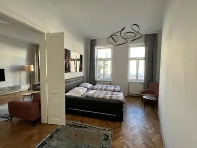 Ein Bett oder Betten in einem Zimmer der Unterkunft Iconic Suite_@O&R