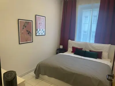 Ein Bett oder Betten in einem Zimmer der Unterkunft Focky City Apartments
