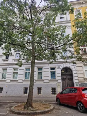 Das Gebäude in dem sich die Ferienwohnung befindet