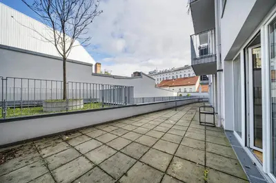 Das Gebäude in dem sich die Ferienwohnung befindet