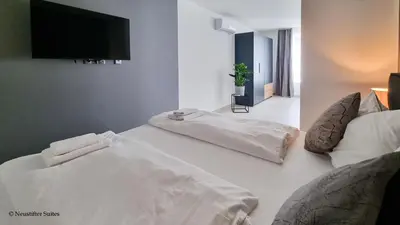 Ein Bett oder Betten in einem Zimmer der Unterkunft St. Antoni Suite 3