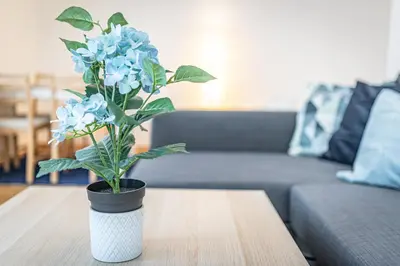 Ein Sitzbereich in der Unterkunft CALM & EASY by JR City Apartments