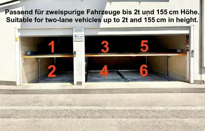 Grundriss der Unterkunft Penthouse Wien mit Parkplatz und Balkon