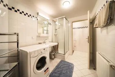 Ein Badezimmer in der Unterkunft Schlossquadrat Apartement 14 A