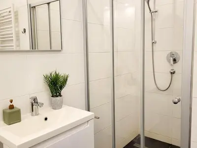 Ein Badezimmer in der Unterkunft Sunny apartment with 1 balcony