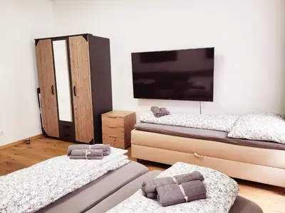 Ein Bett oder Betten in einem Zimmer der Unterkunft Winning Apartments