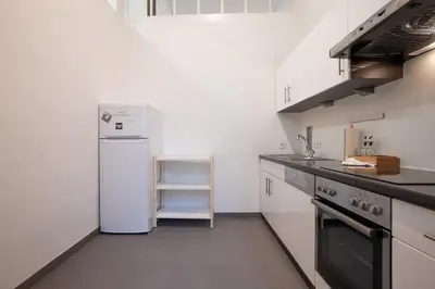Küche/Küchenzeile in der Unterkunft Spacious 110м2 flat in the city center