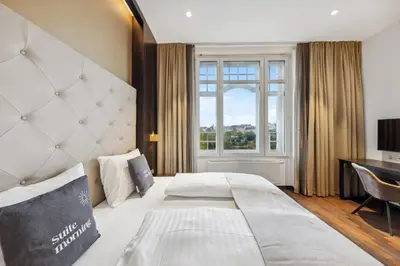 Ein Bett oder Betten in einem Zimmer der Unterkunft Limehome Vienna Roßauer Lände