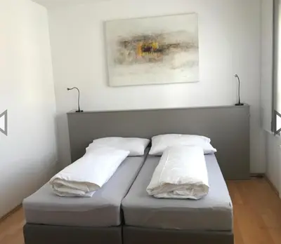 Ein Bett oder Betten in einem Zimmer der Unterkunft Schindler