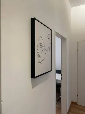 Ein Bett oder Betten in einem Zimmer der Unterkunft Modern Apartment near City Center 1BR